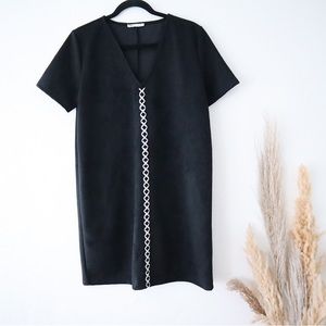 Zara Black Suede Dress